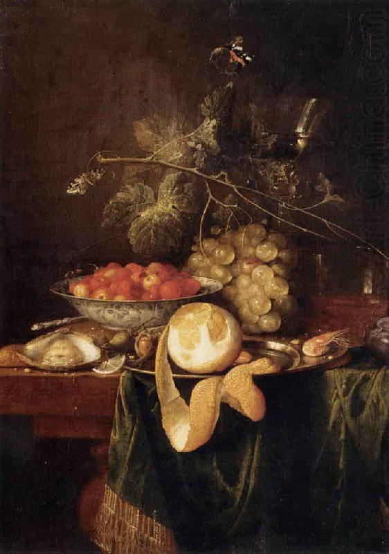 Still Life with a Peeled Lemon, Jan Davidsz. de Heem